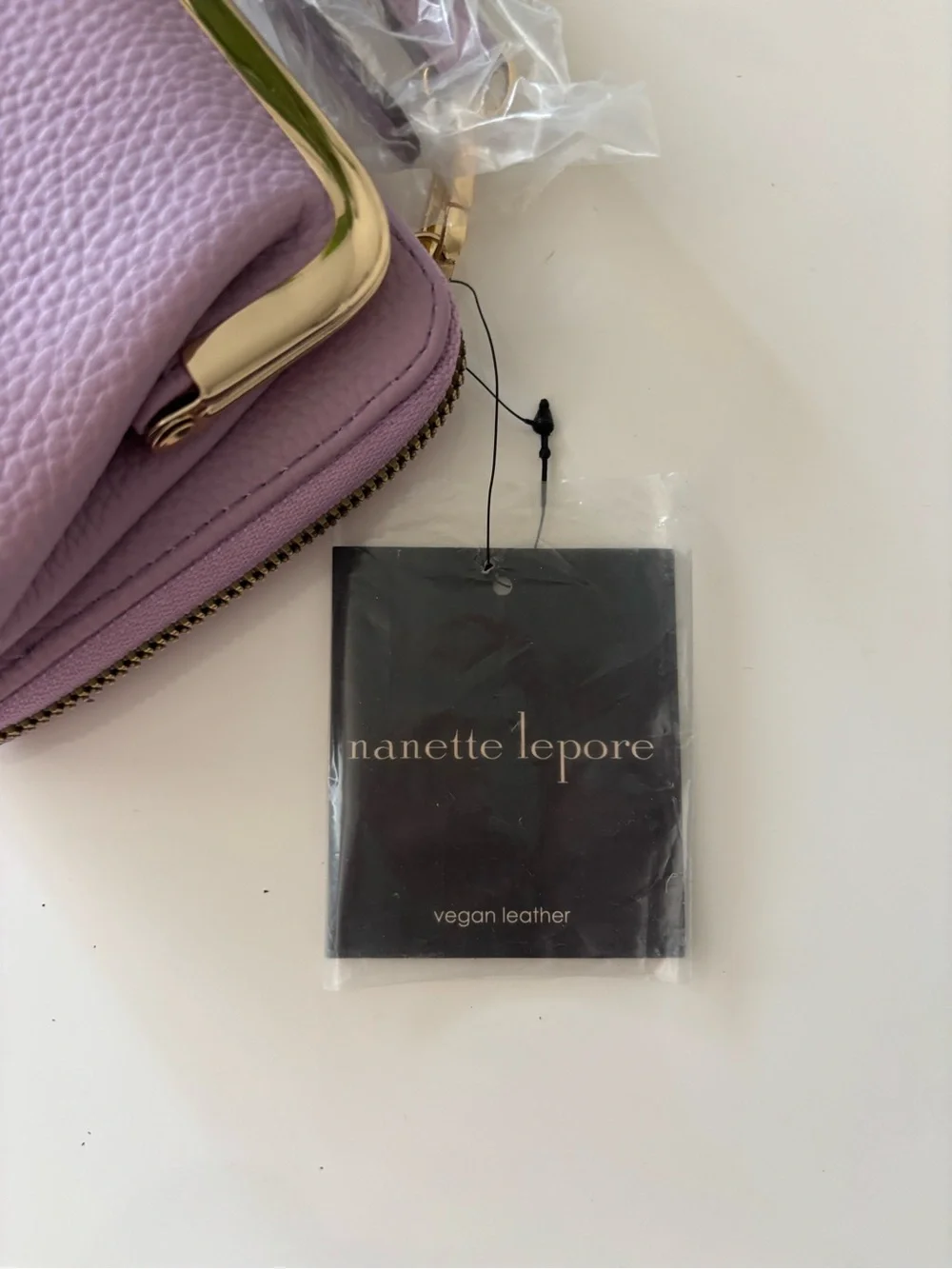 Nanette Lepore Lavender Kiss-Lock Crossbody Wallet- NWT